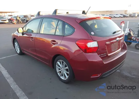 2013 Subaru Impreza 2.0I Premium из США, поврежденный, VIN JF1GPAC6XD2800837
